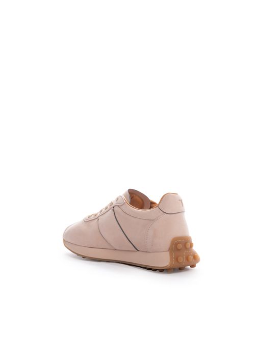 Sneakers T-Vintage in pelle scamosciata Rosa TOD'S | XXW26L0IU41 HR0M203